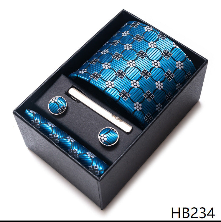 Men's Business Professional Tie Formal Jacquard Yarn-dyed