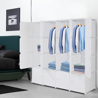 Home 16 Grid 4Level Cube Wardrobe