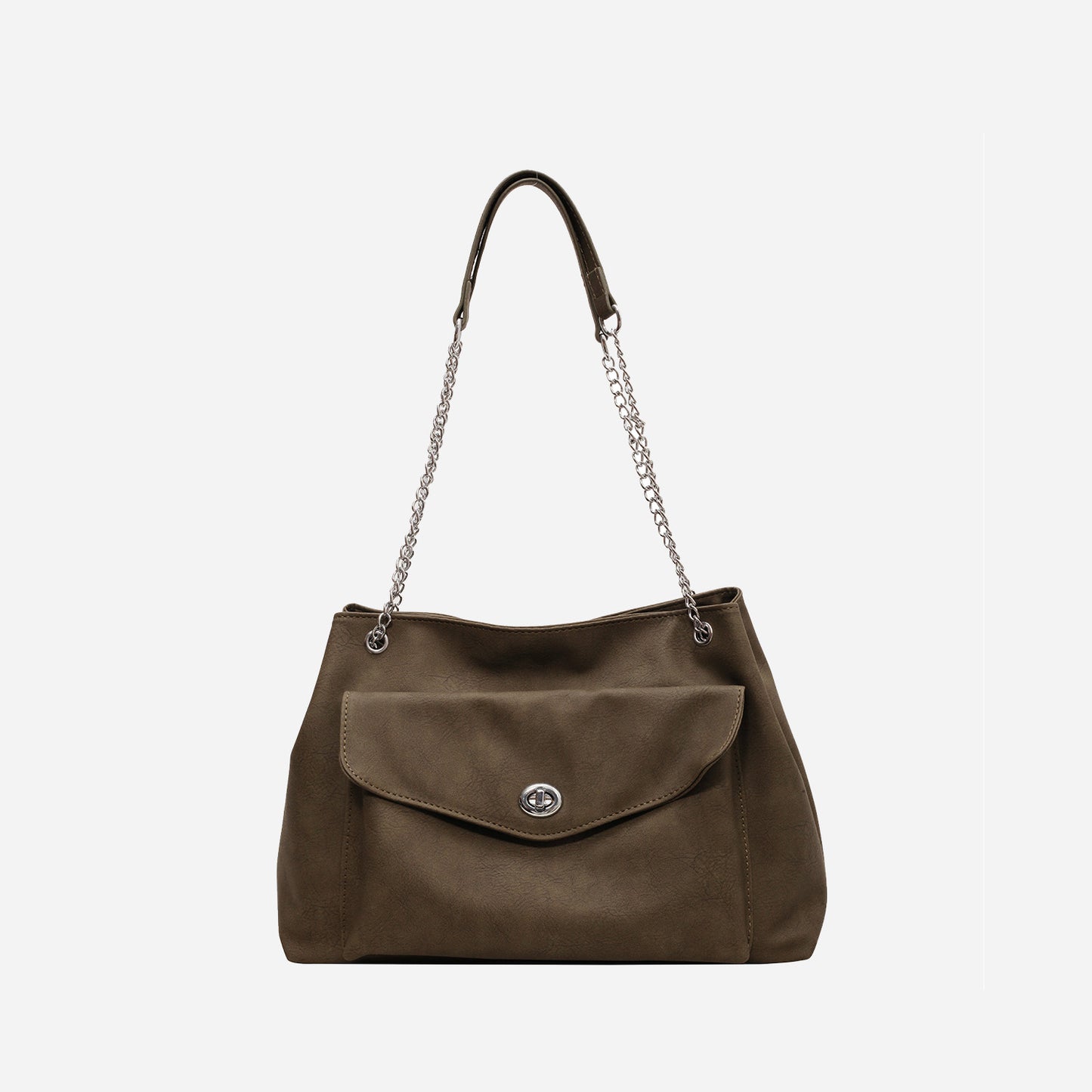 Ladies Bag PU Leather 2stripe Shoulder Bag