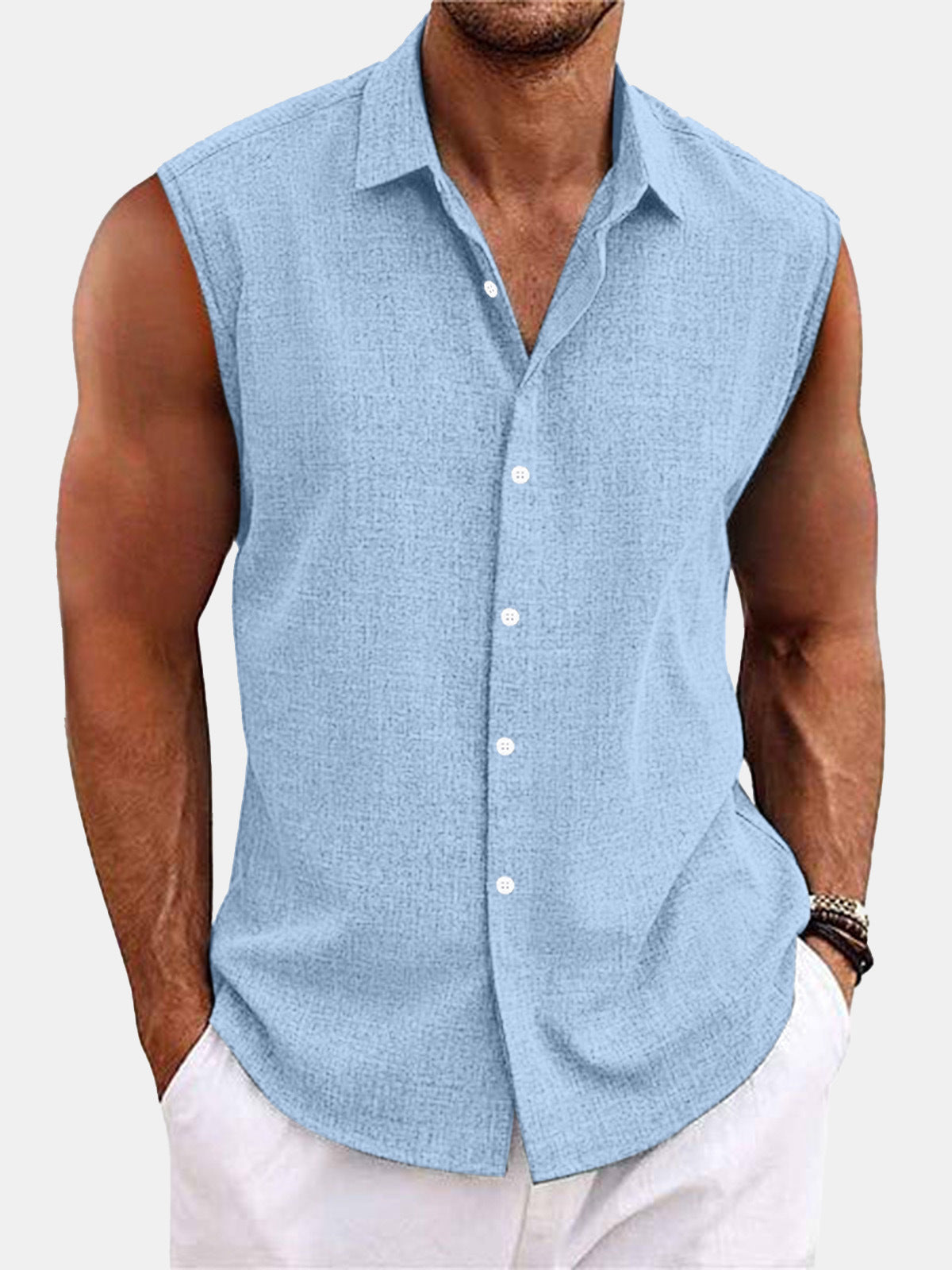 Beach Sleeveless Shirt