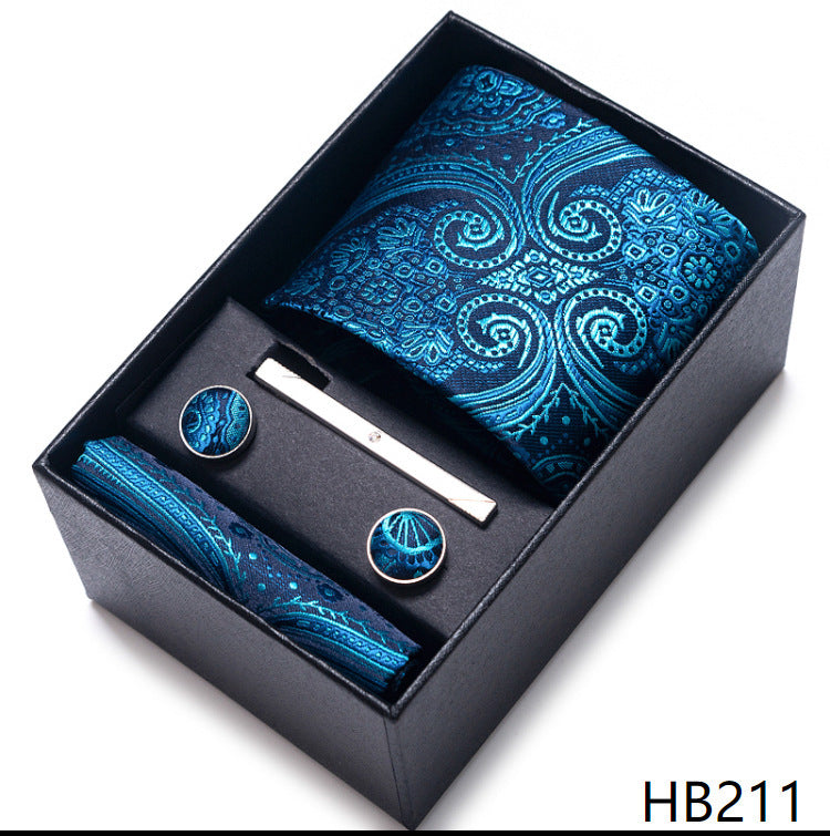 Men's Business Professional Tie Formal Jacquard Yarn-dyed