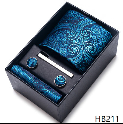 Men's Business Professional Tie Formal Jacquard Yarn-dyed