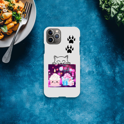 Birthday cupcake Mobile Slim casing Unisex iPhone