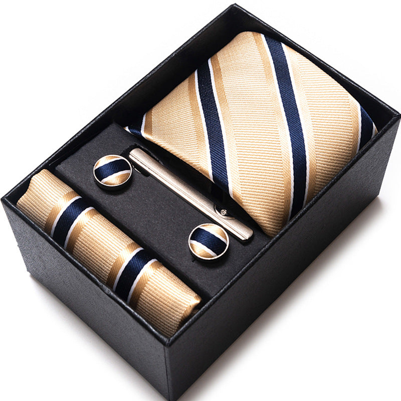 Men's Business Professional Tie Formal Jacquard Yarn-dyed