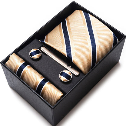 Men's Business Professional Tie Formal Jacquard Yarn-dyed