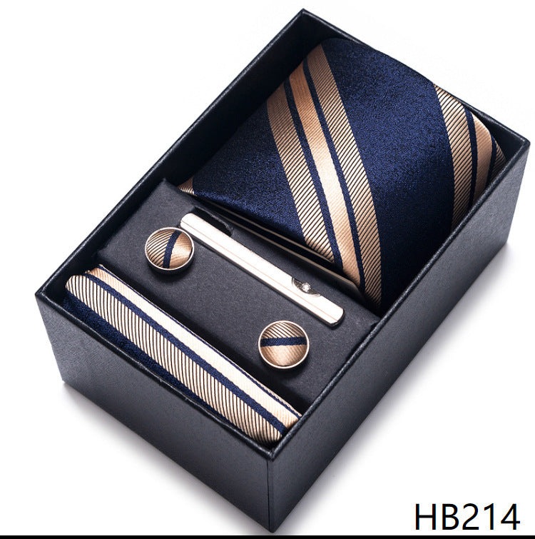 Men's Business Professional Tie Formal Jacquard Yarn-dyed