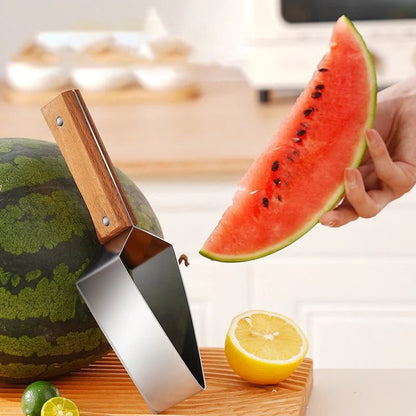 Kitchen Watermelon Splitter Watermelon Cutter Stainless Steel Cutting Piece Splitter Household Melon Triangle Cutting Knife Fruit Knife Kitchen Gadgets