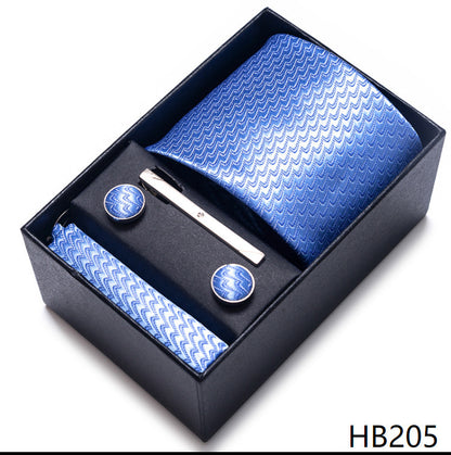 Men's Business Professional Tie Formal Jacquard Yarn-dyed