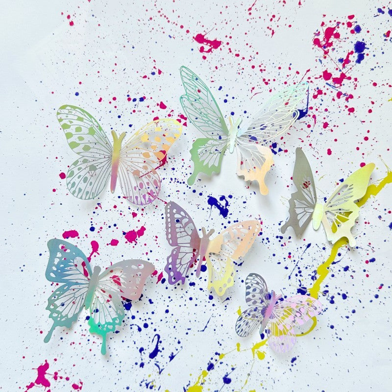 Baking Butterfly Birthday Cake Plug-in Beautiful Mother's Day Cake Decoration Plug-in