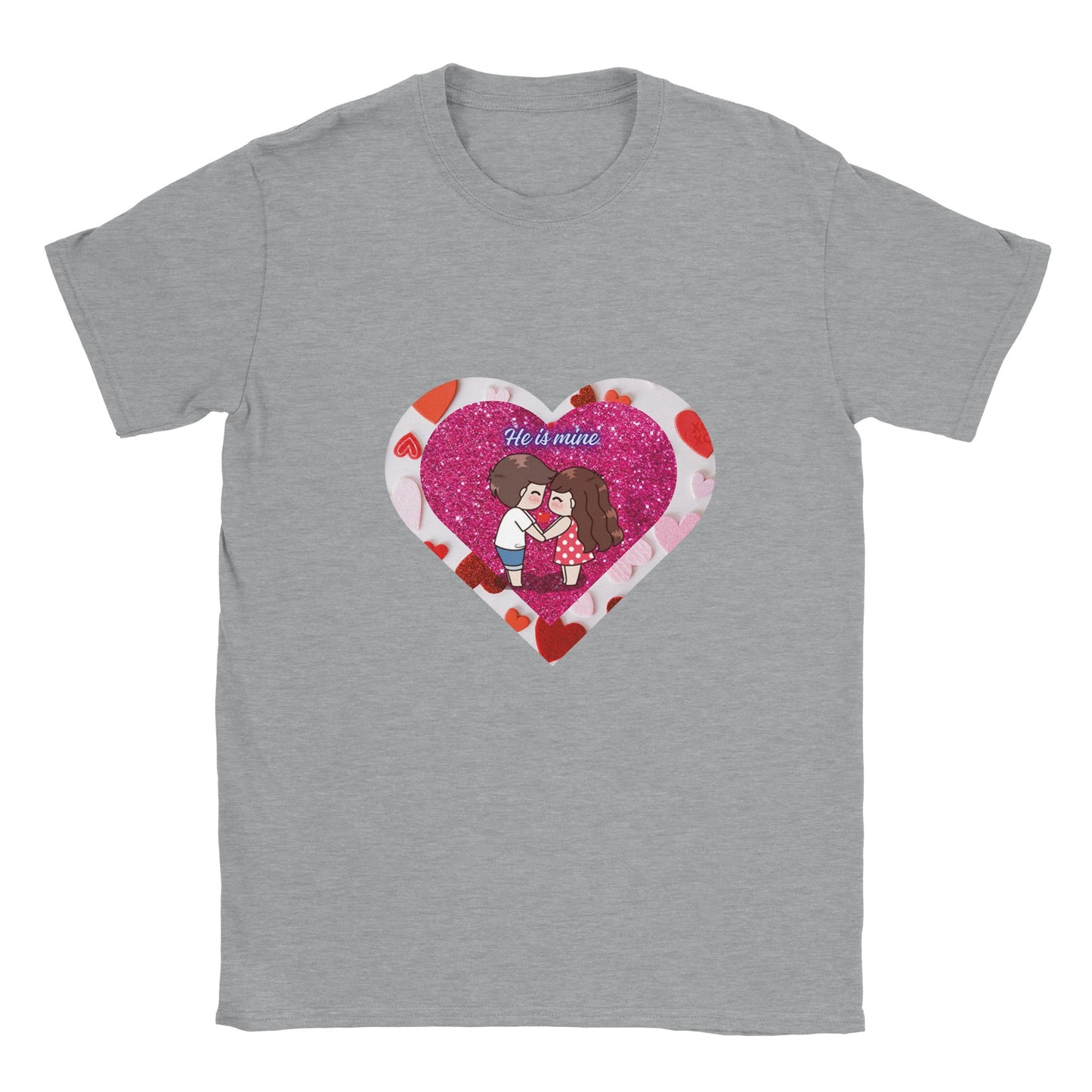 Classic ME Cute Couple Valentine Ladies T-shirt