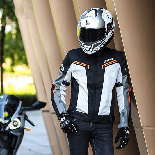 Men's Motorcycle Mesh Summer Jacket Men Women