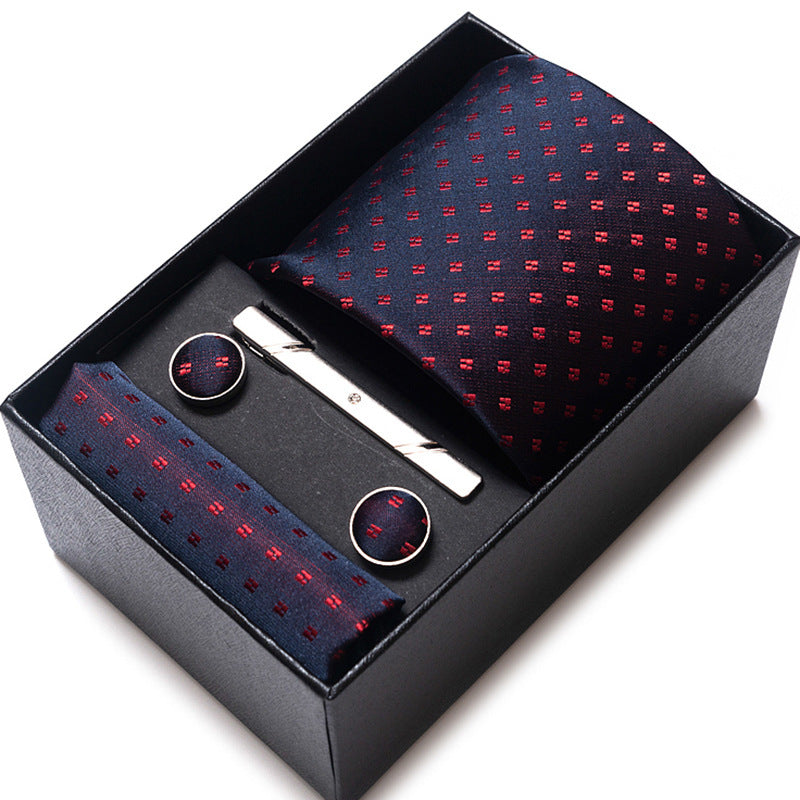 Men's Business Professional Tie Formal Jacquard Yarn-dyed