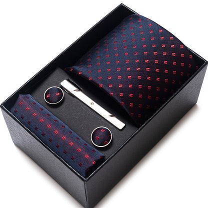 Men's Business Professional Tie Formal Jacquard Yarn-dyed