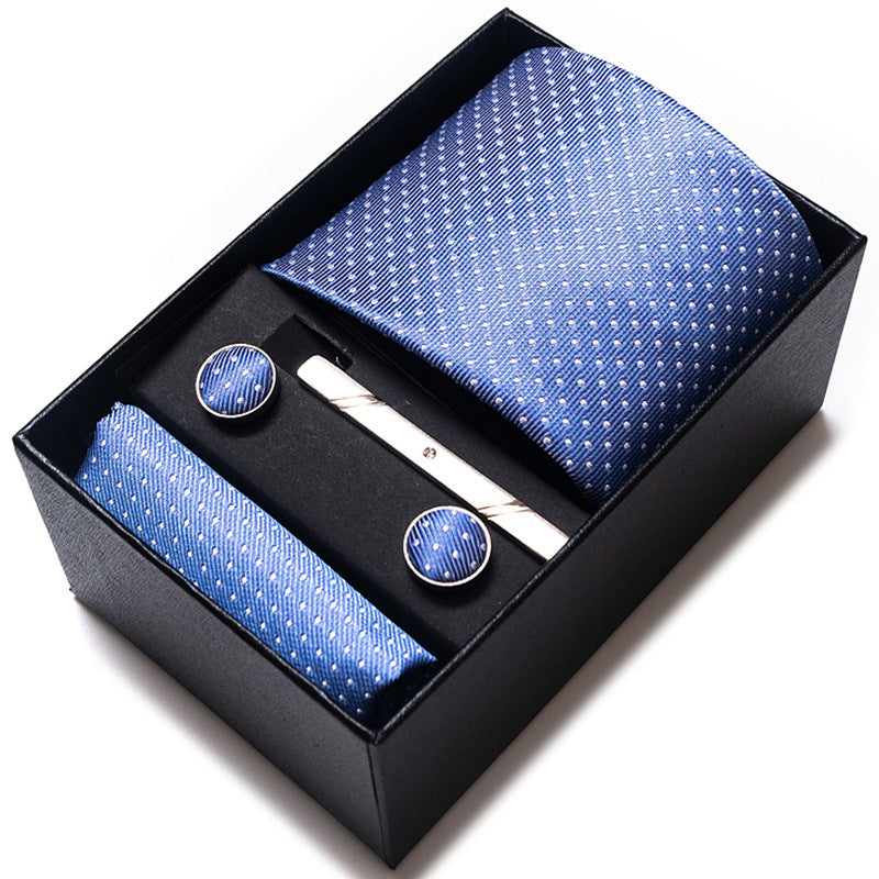 Men's Business Professional Tie Formal Jacquard Yarn-dyed