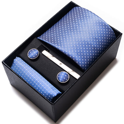 Men's Business Professional Tie Formal Jacquard Yarn-dyed