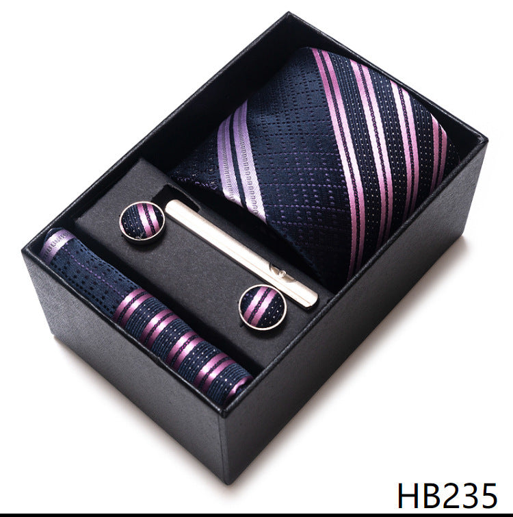 Men's Business Professional Tie Formal Jacquard Yarn-dyed