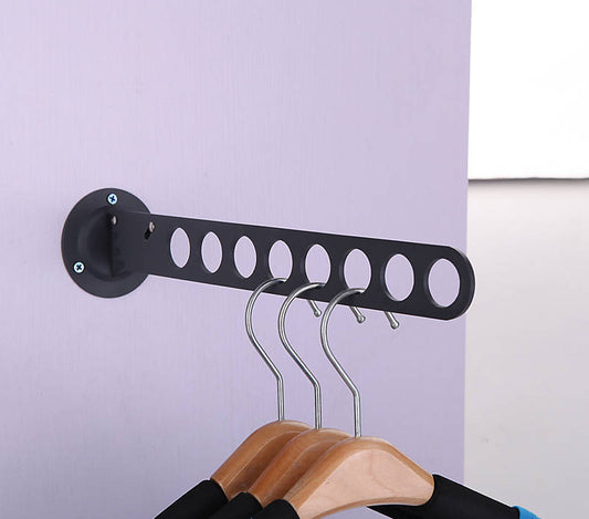 Home Folding Wardrobe Hanger Porous Wardrobe Clothes Rod Clothes Hook