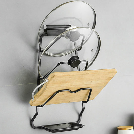 Pot Lid Rack Wall-mounted Alumimum
