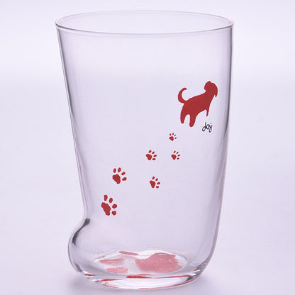 Kitchen Creative Cute Cat Paws Glass Tiger Paws Glass Office Coffee Tumbler Personality Breakfast Milk Porcelain Cup Gift