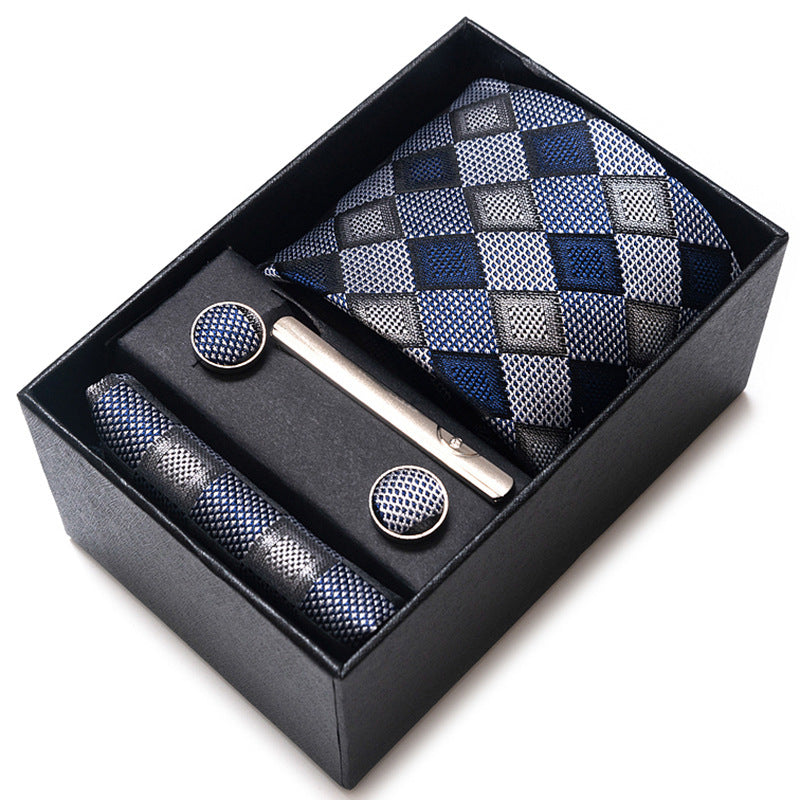 Men's Business Professional Tie Formal Jacquard Yarn-dyed