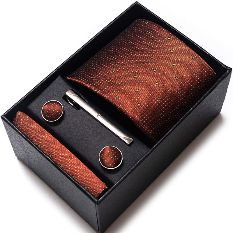 Men's Business Professional Tie Formal Jacquard Yarn-dyed