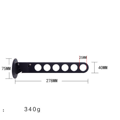 Home Folding Wardrobe Hanger Porous Wardrobe Clothes Rod Clothes Hook