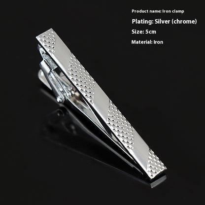 Men's Silver Tie Clip Business Formal Simple Fashion Wear