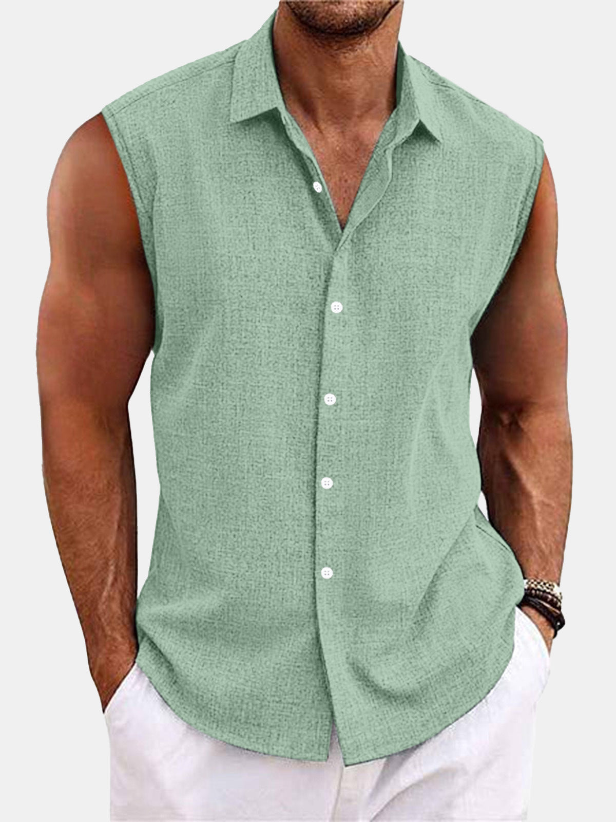 Beach Sleeveless Shirt