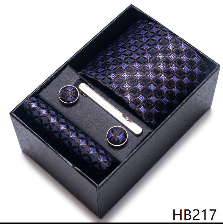 Men's Business Professional Tie Formal Jacquard Yarn-dyed