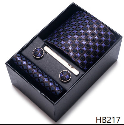 Men's Business Professional Tie Formal Jacquard Yarn-dyed