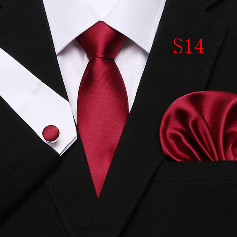Men's Fashion Three-piece Tie set Assorted Designs Series European and American