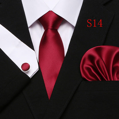 Men's Fashion Three-piece Tie set Assorted Designs Series European and American