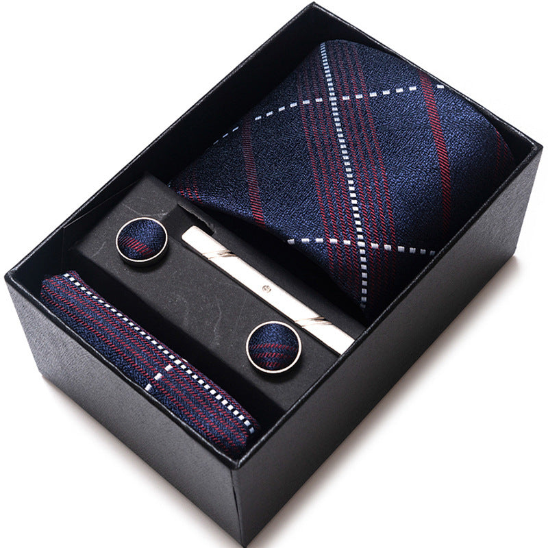 Men's Business Professional Tie Formal Jacquard Yarn-dyed