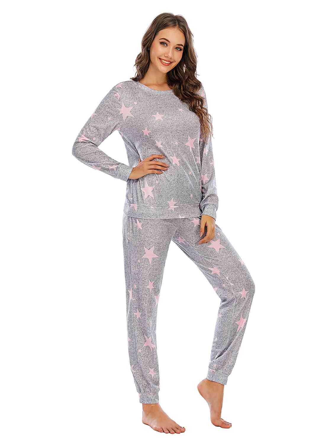Nightwear Star Top and Pants Lounge Set