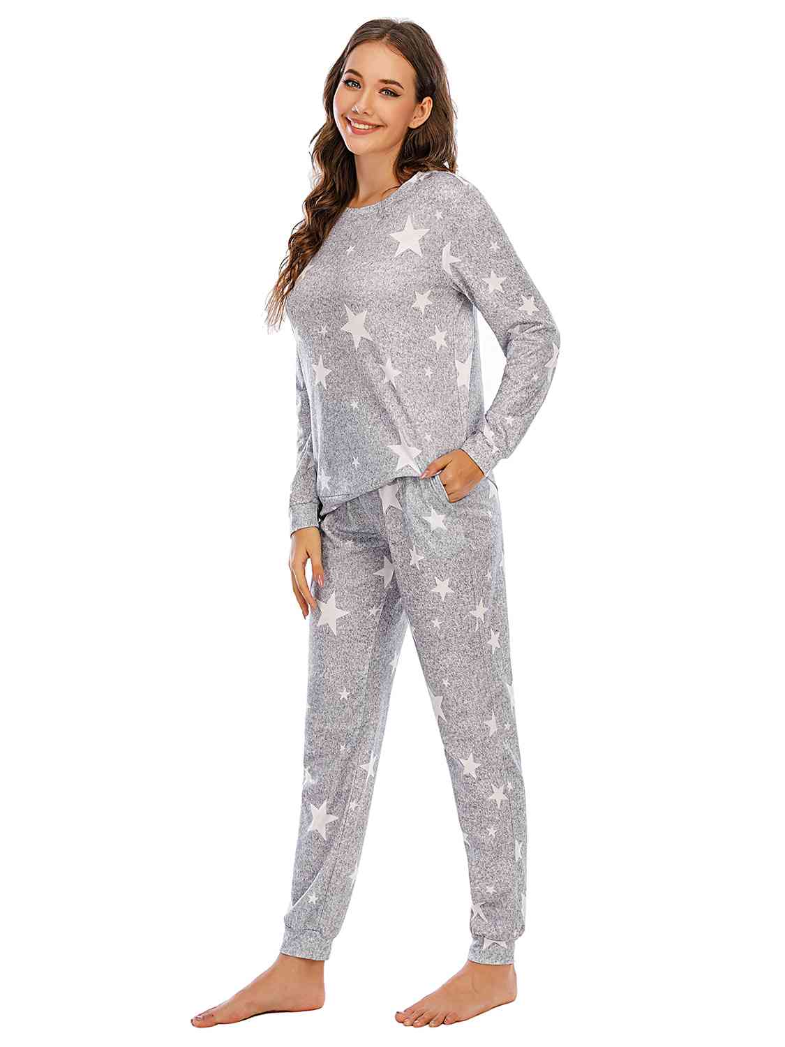 Nightwear Star Top and Pants Lounge Set