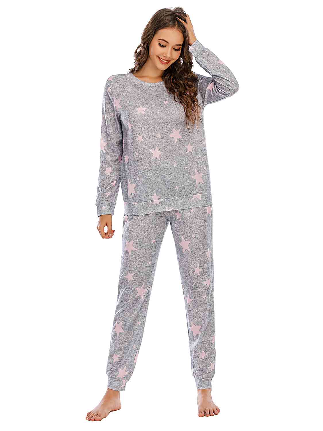 Nightwear Star Top and Pants Lounge Set