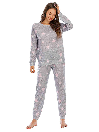 Nightwear Star Top and Pants Lounge Set